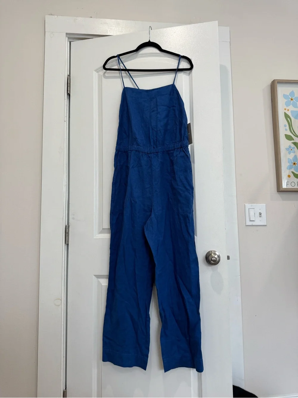 Everlane Linen Shoestring Jumpsuit
